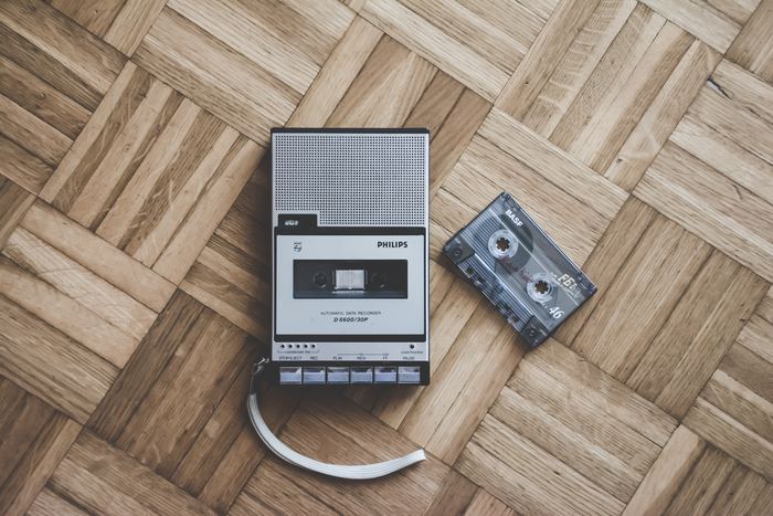 Casette tape - Photo by Simone Acquaroli on Unsplash