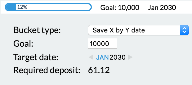 Save X by Y date settings